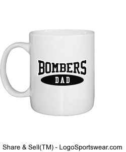 Custom Printed Bombers Dad Mug Design Zoom